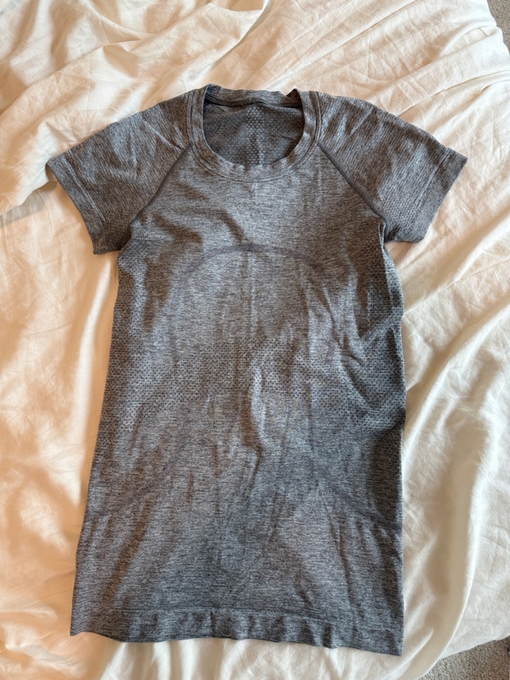 lululemon athletica swiftly tech gray short sleeve